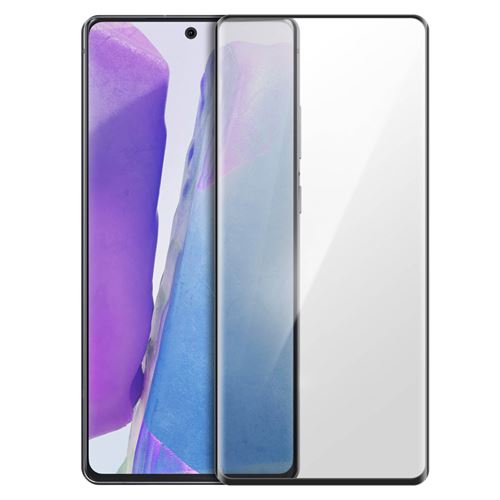 Avizar Film pour Samsung Galaxy Note 20 Verre Trempé Biseauté Transparent Contour Noir