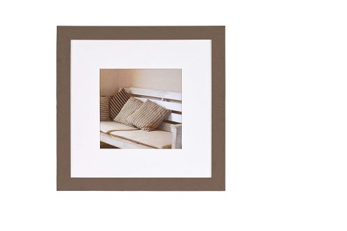 Henzo Cadre Photo En Bois Driftwood, Bois, Marron Moyen, 40 X 40 X 1.5 Cm