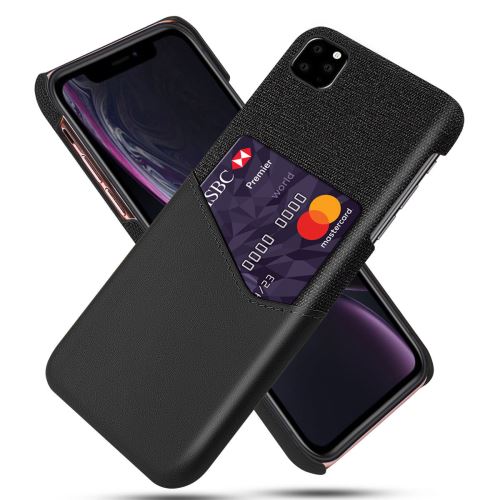 Coque de protection avec fente carte pour Apple iPhone 11 Pro 5.8 - Noir