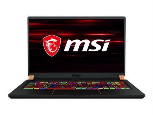 MSI Stealth GS75 10SGS-487FR - Intel Core i9 10980HK / 2.4 GHz - Win 10 Pro - GF RTX 2080 SUPER - 32 Go RAM - 2 To SSD NVMe - 17.3 1920 x 1080 (Full HD) @ 300 Hz - Wi-Fi 6 - noir