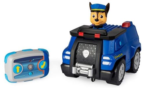 Pat patrouille - camion de police bleu rc chase - vehicule radiocommande pat patrouille - jeu enfant