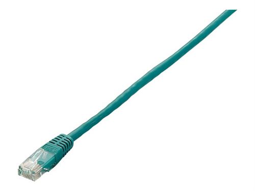 Equip Life - Verbindingskabel - RJ-45 (M) naar RJ-45 (M) - 1 m - UTP - CAT 6 - gevormd, met strengen - groen