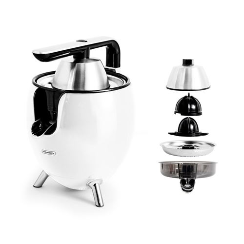 Presse Agrume Electrique Avec Bras Articul&eacute; Presspod Blanc Kitchencook