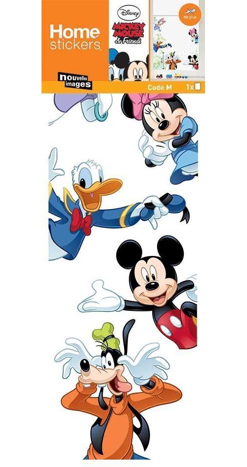 Nouvelles Images - Sticker fenêtre Mickey et ses amis