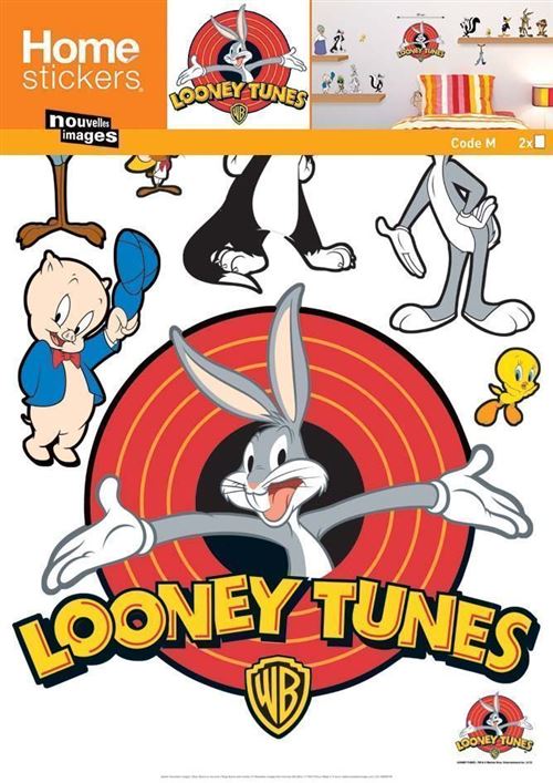 Nouvelles Images - Sticker mural Bugs Bunny et ses amis