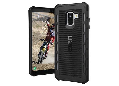 UAG Outback Series - Achterzijde behuizing voor mobiele telefoon - zwart - voor Samsung Galaxy A8 (2018)