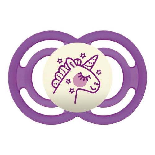 Lot de 2 sucettes perfect nuit 6 mois + licorne - mam