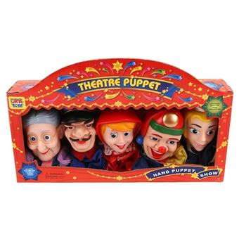 Coffret 5 marionnettes à main - théâtre - re.4587006 - Marionnette