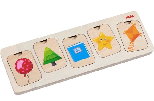 Haba puzzle en bois Couleurs et formes 10 pièces
