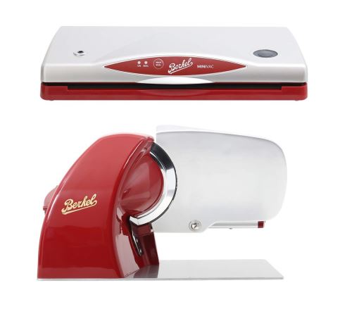 Berkel - Trancheuse Home line 200 + Minivac - The Berkel System (Rouge)