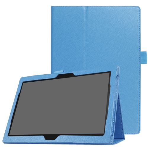 Etui en PU stand universel folio bleu  pour votre Lenovo Tab 4 10 Plus