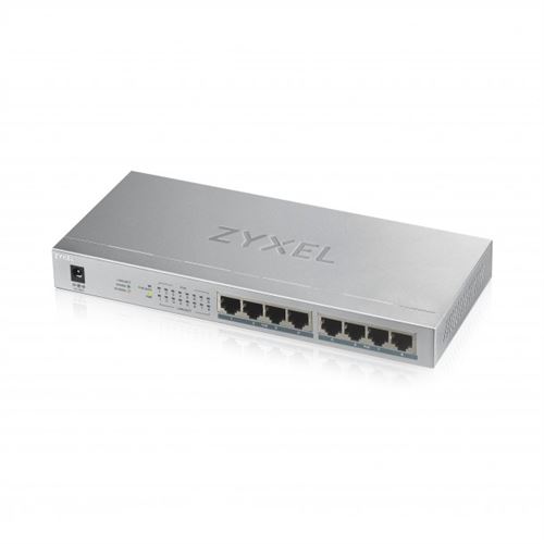 Zyxel GS1008HP - Commutateur - 8 x 10/100/1000 (PoE+) - de bureau, fixation murale - PoE+ (60 W)