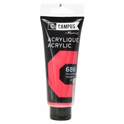 Campus by Raphael 686 - Peinture - peinture acrylique - rouge primaire - 100 ml