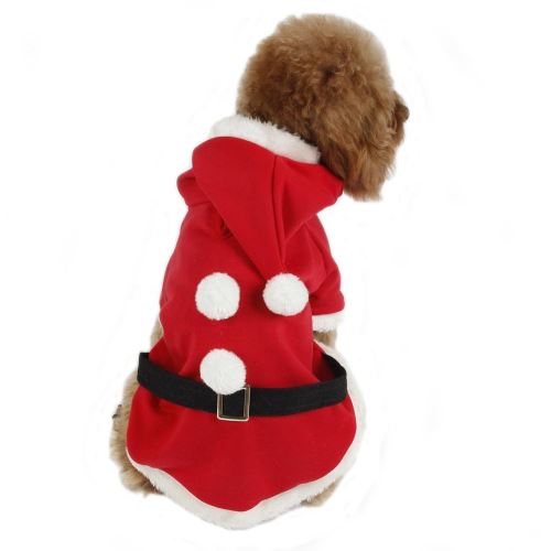 Comparer les prix de Veste pour chien Père Noël déguisement manteau Taille S - guizmax