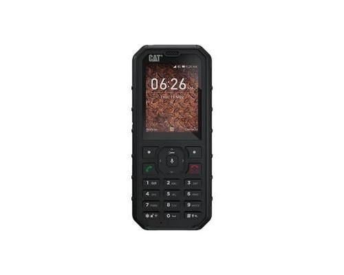 CAT B35 Téléphone mobile double SIM 4G LTE microSDHC slot GSM 320 x 240 pixels TFT RAM 512 Mo 2 MP KaiOS Telekom noir