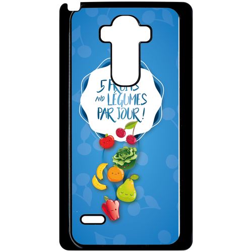 Coque Lg G4 Stylus 5 Fruits Et Legumes Fond Bleu