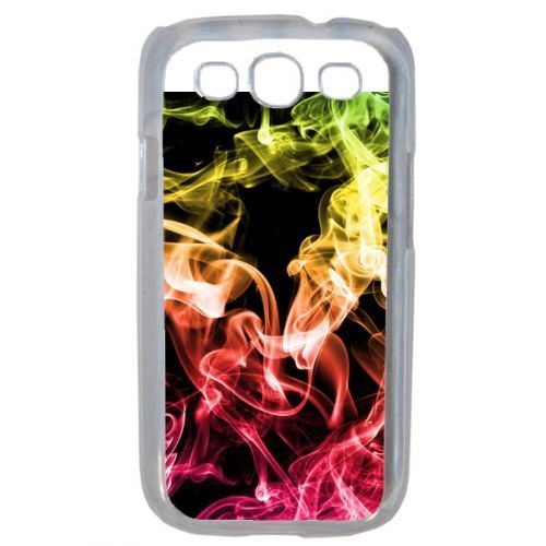 Coque smoke fume arc en ciel compatible samsung s3 mini transparent