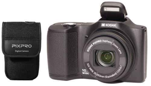 Kodak PIXPRO Friendly Zoom FZ102 - Appareil photo numérique - compact - 16.15 MP - 720 p / 30 pi/s - 10x zoom optique - noir