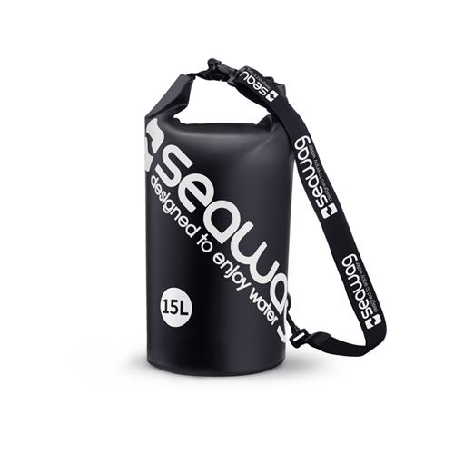 sac etanche 15l avec bandouliere noir Seawag