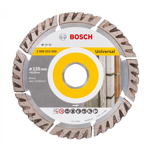 Disque à Tronçonner Diamanté D 125Mm Standard Universel - Bosch - 2608615059