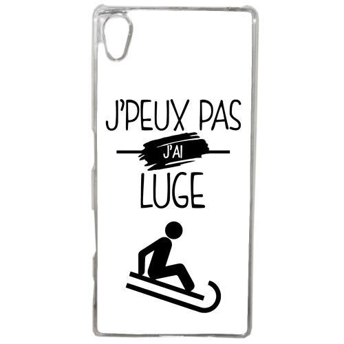 Coque j peux pas j ai luge 1 compatible sony xperia z4 transparent