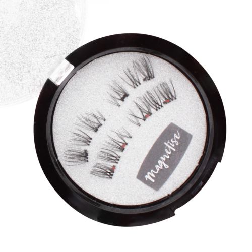 Paire de faux cils magnétiques naturels noirs - Gigi
