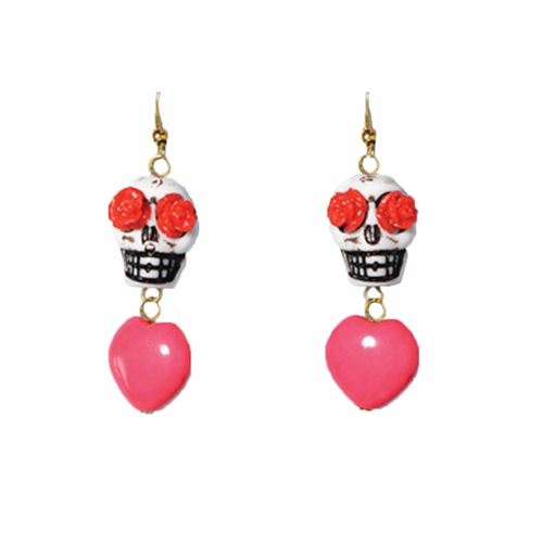 2 boucles d'oreilles jour des morts
