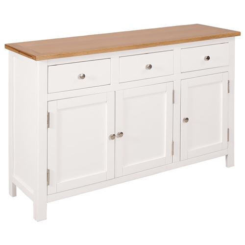VidaXL Buffet 110 x 33,5 x 70 cm Bois de chêne