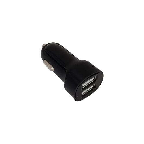 Prise AC 12/24v 2 usb 3.1a total avec led