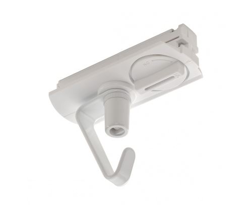 Adaptateur pour rail 1 allumage 230v, blanc, électrique, crochets incl