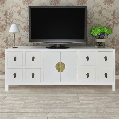 vidaXL Aziatisch dressoir met 8 lades en 2 deuren hout
