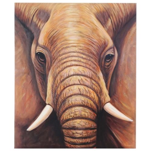 Générique Multicolore Tableau Peinture À Huile Peint À La Main À 100% Xl 120X100cm - Image 1