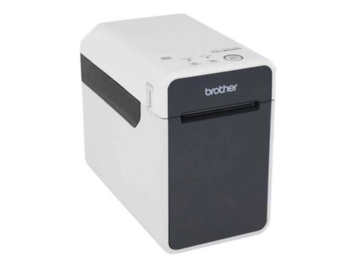 Brother Td-2020 - Imprimante D'Étiquettes - Thermique Direct - Rouleau (6,3 Cm) - 203 Dpi - Jusqu'à 152.4 Mm/Sec - Usb 2.0, Série, Hôte Usb - Gris, Blanc