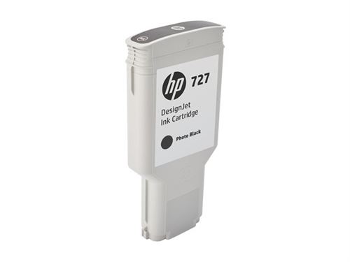 Toner Hp 727 Cartouche D'encre Designjet Noire Photo, 300 Ml