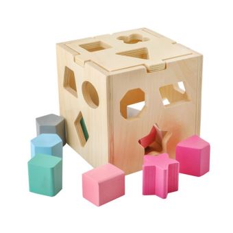jouet cube bois