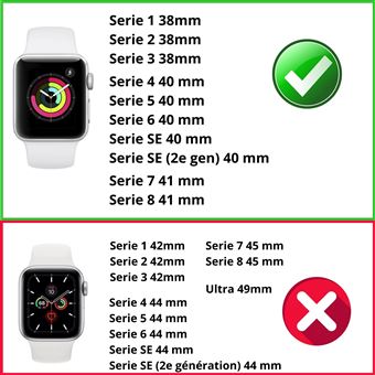 Bracelet compatible apple watch 38mm 40mm 41mm Serie