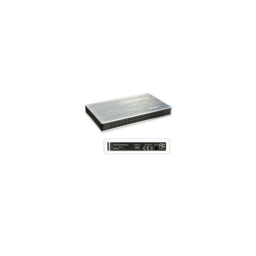 Lindy - Storage enclosure - 2.5 - 1 Kanaal - SATA 3Gb/s - USB 2.0 - zilver