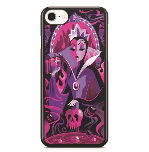Coque Fifrelin Noire pour iPhone 11 Evil Queen Blanche Neige Snow White Disney