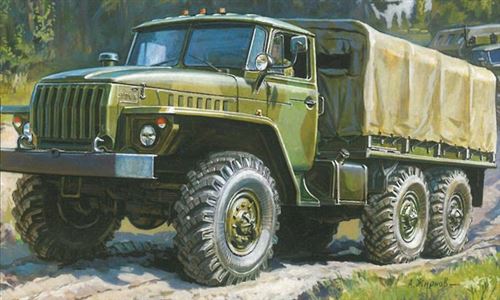Maquette Zvezda Ural truck- 1/100 - Maquette militaire