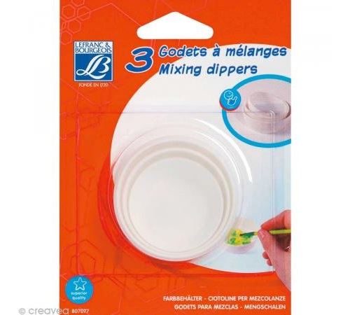 Lefranc & Bourgeois - 807077 - Loisir Créatif - Godet Gigognes Plastique Education