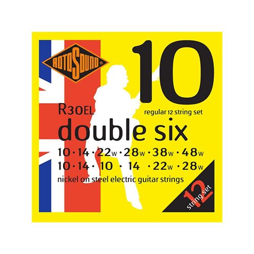 Rotosound R30EL Double Six - Jeu de 12 cordes guitare électrique - 10-48/10-28