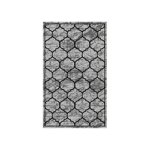 nazar tapis de salon tuana - 160 x 230 cm - gris
