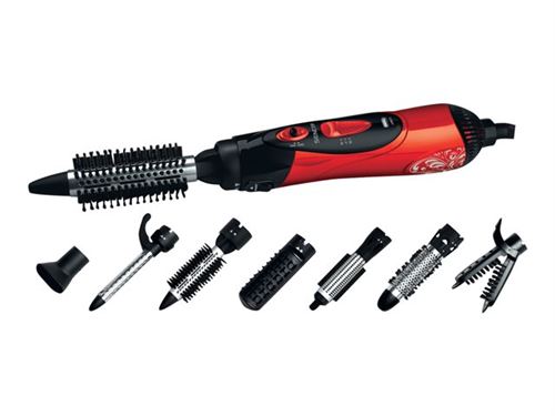 Sencor SHS 7551RD - Sèche-cheveux/fer à coiffer - rouge/noir