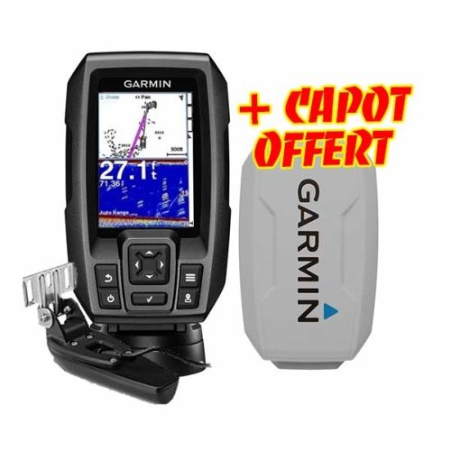 Garmin Striker 4 GPS avec Sonde Ta 77/200Khz + Capot De Protection