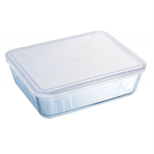 Plat Pyrex Cook & Freeze Rectangulaire 4L 27x23cm Couvercle Plastique - Image 4