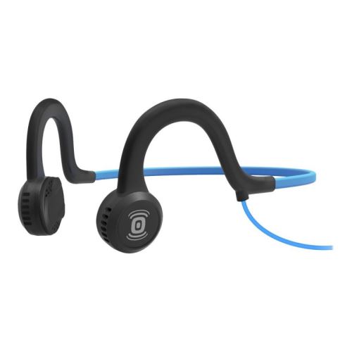 AfterShokz Sportz Titanium - Koptelefoon - bevestiging achter de nek - met bekabeling - 3,5 mm-stekker - Oceaanblauw