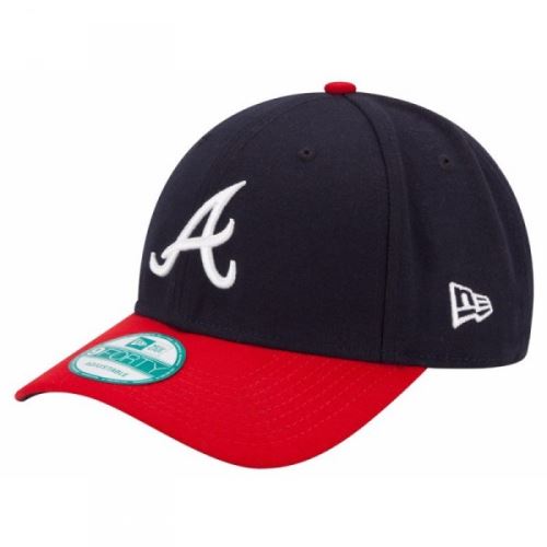 Casquette de Baseball MLB Atlanta Braves New Era The League 9Forty Adjustable Bleu Navy