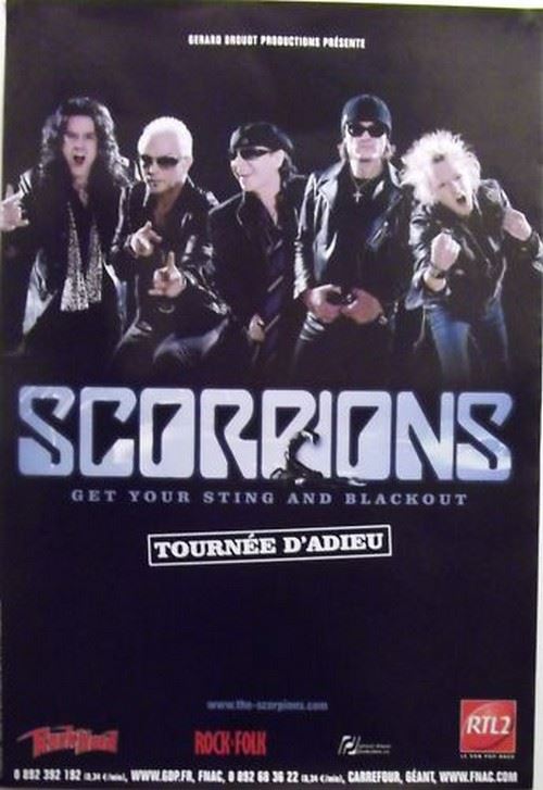 Scorpions - 40x60 cm - AFFICHE / POSTER État correct -  reconditionné disponible sur Fnac