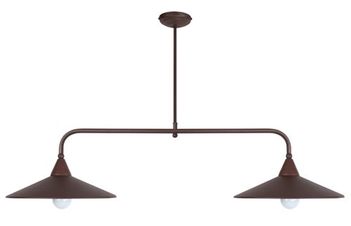 Tombante lustre acier 90x90x70 cm marron tosel isu5034415