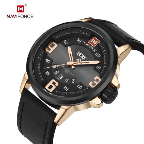Quartz Noir+Noir NF9086 Montre Homme